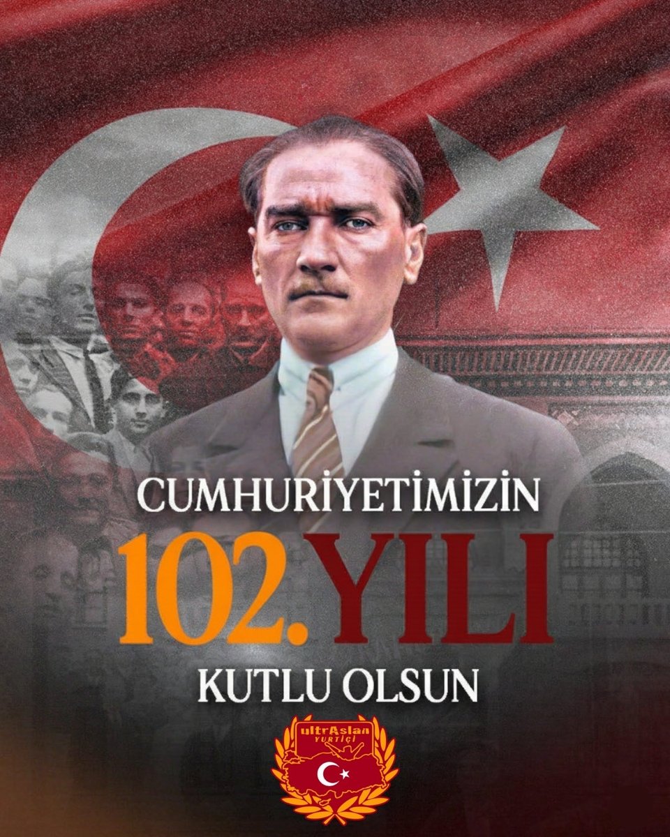 Cumhuriyet’imizin ilanının 102. yıl dönümünde; ulusumuzun mimarı #MustafaKemalAtatürk başta olmak üzere silah arkadaşları ve bu toprakları vatan yapan tüm aziz şehitlerimizi, gazilerimizi saygı, rahmet, ve minnetle anıyoruz.  #29EkimCumhuriyetBayramı 

#uAYurtiçi #uADüzce