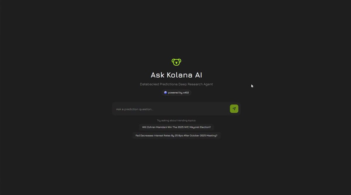 KolanaOnSolana's tweet image. What will be the Kolana Terminal capable of? 

- Find rising Narratives 
- @Polymarket deep research data backed predictions
- Polymarket insider tracking &amp;amp; finding
- Potential gainers
- Trading strategy setup for Stocks &amp;amp; Major Crypto assets.