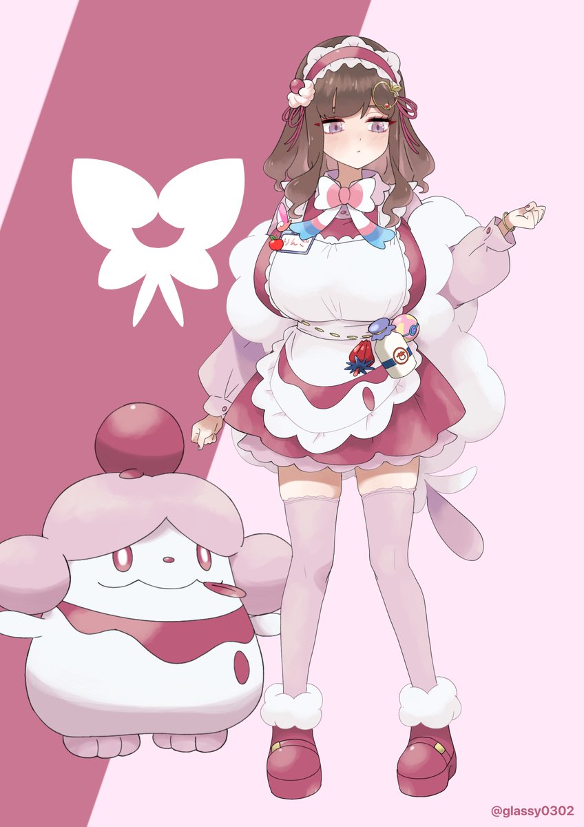 ペロリーム風衣装のりんご🍎🎂✨