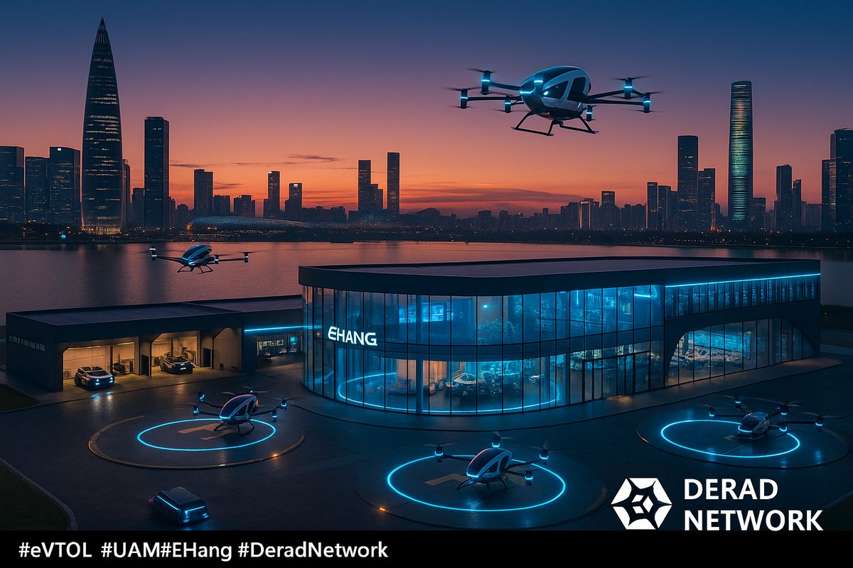 emkayjay_'s tweet image. EHang is redefining urban air mobility! 🚁
Their new UAM Operation Center in Shenzhen features automated vertiports, hangars, and a command hub, setting the stage for large-scale eVTOL deployment across cities.

The future of low-altitude flight is here.
#eVTOL #UAM #EHang