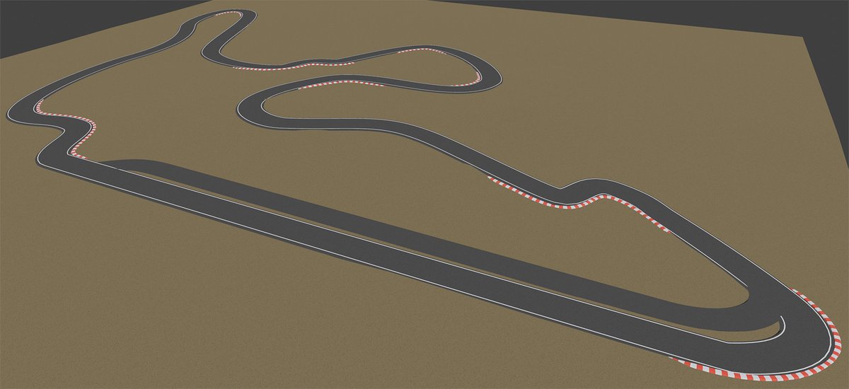 サーキットを作り始める。大きい背景を作るのは大変だ💦