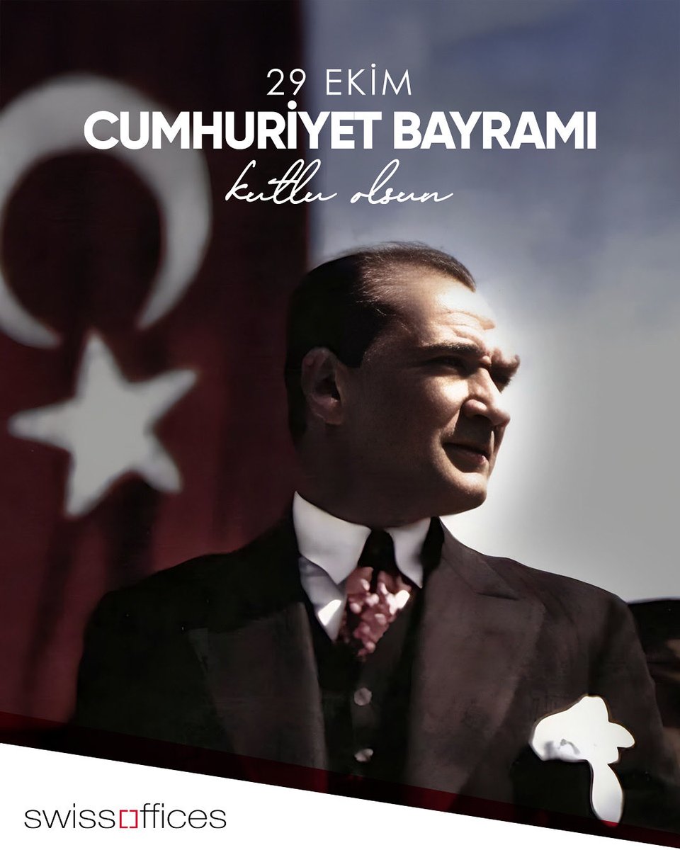Cumhuriyetimizin 102. yılı kutlu olsun! 🇹🇷
Birlik, özgürlük ve çağdaşlığın ışığında daima ileriye…
