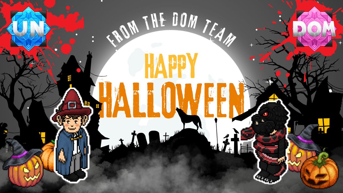 🎃 Happy Halloween from the Dept of Media! We hope you have a fantastically spooky night filled with lots of fun, tricks, and candy.. 👻 #habbo #habboUN