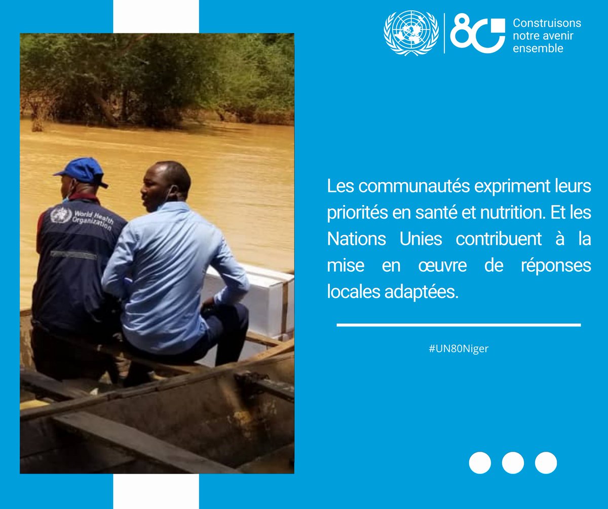 Ensemble pour des soins de qualité : l’ONU soutient l’accès aux services de santé pour chaque famille.

#UN80Niger
 #OneUN
 #RanarUN