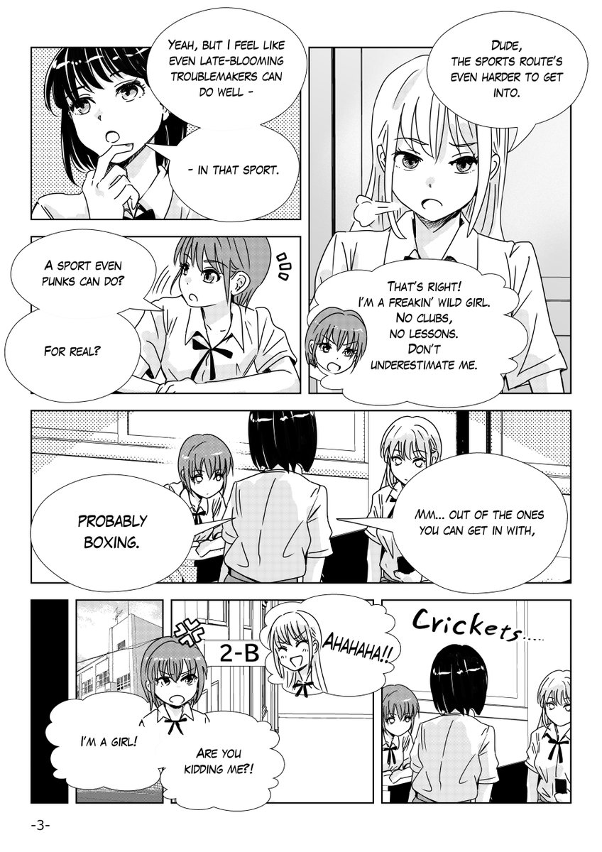 I’ve uploaded my girls’ boxing manga to the support sites. (No topless scenes)
This is Part 1, which mainly focuses on the introduction.
Pages 1–18 (Part 1)

Fanbox
purin-tai.fanbox.cc/posts/10812159

Fantia
fantia.jp/posts/3720899