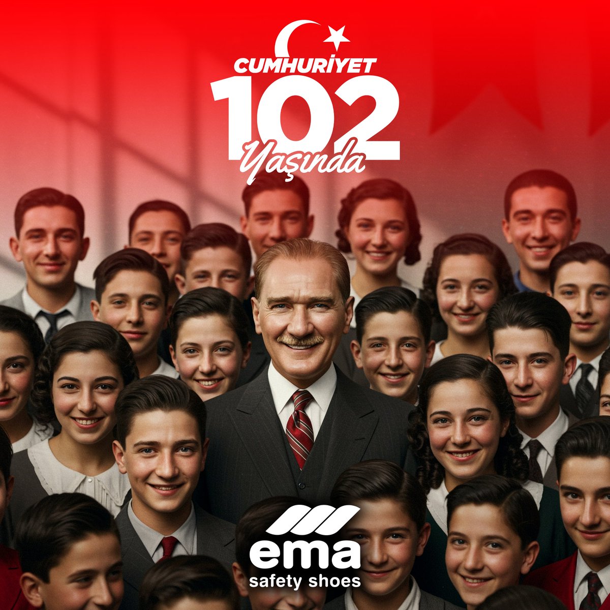 9 Ekim Cumhuriyet Bayramımız Kutlu Olsun! 
Bugün, Gazi Mustafa Kemal Atatürk’ün önderliğinde kurduğumuz Cumhuriyetimizin 102. yılını gururla, coşkuyla ve sonsuz minnetle kutluyoruz. Atatürk’ün izinde, sağlam adımlarla geleceğe…
