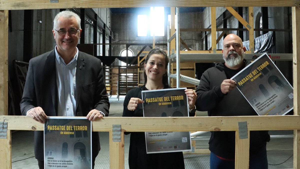ajmanresa's tweet photo. 👻 Torna el Passatge del Terror a l'Anònima de Manresa

👉 Després de dos anys, el recinte de l’Anònima tornarà a omplir-se de misteri els caps de setmana del 7 i 8 i del 14 i 15 de novembre amb 'Anònims'

ℹ️ https://t.co/MZc2aO9Yac https://t.co/7WjVVzGHXq