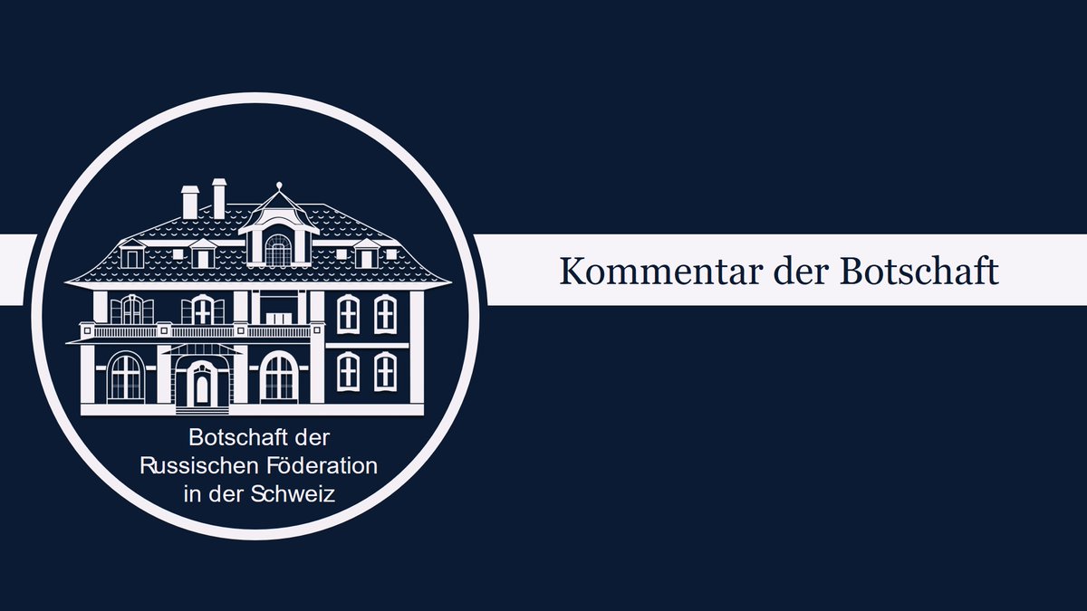 RusEmbSwiss's tweet image. Wir haben einen antirussischen Artikel von Andrew Chakhoyanin der NZZ zur Kenntnis genommen. Der Publizist hat sich offenbar zum Ziel gesetzt, so viele antirussische Klischees wie möglich in einem einzigen Text zu sammeln.

Kommentar der Botschaft 🇷🇺
🔗switzerland.mid.ru/de/press-centr…