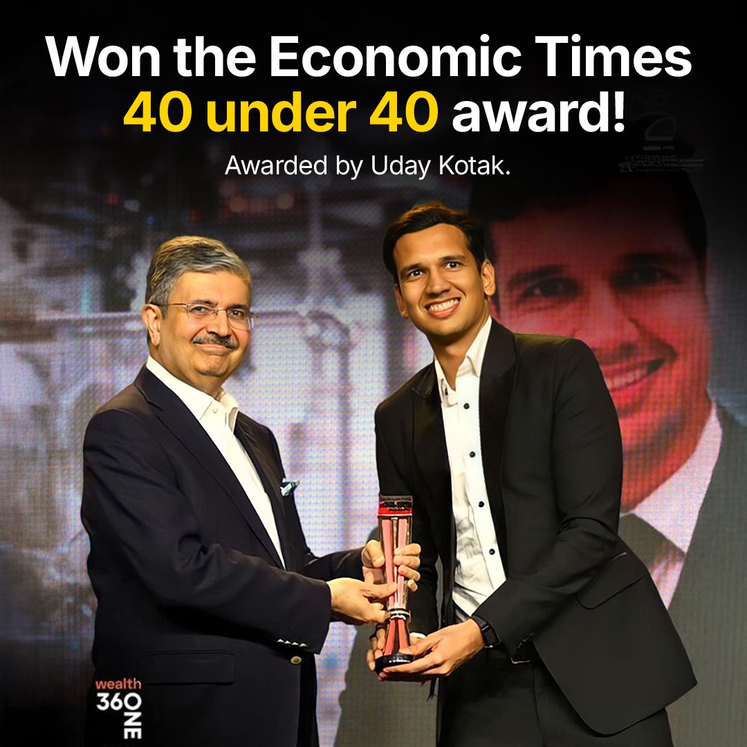 We won the Economic Times 40 Under 40 award!

To be honest, I did not expect to be on this list because most people are top industrialists, CEOs or tycoons.

Only 3 out of 40 were from non-business backgrounds: Gukesh (Chess), Neeraj Chopra (Javelin), and me.

So I’m grateful to
