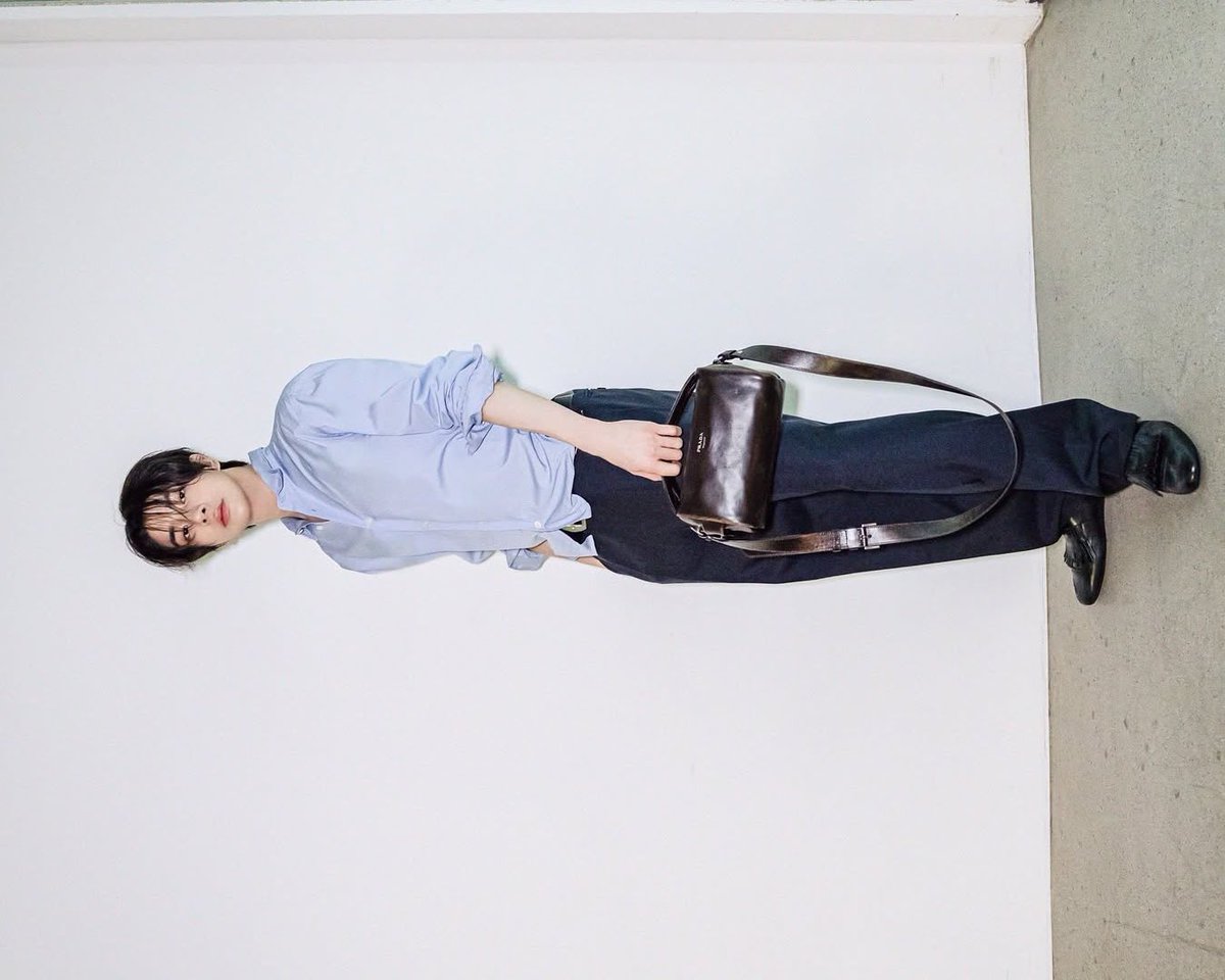 Jakehypens's tweet image. When you mention Prada, everyone's jaws drop. Do I mind? Not at all; it is totally acceptable to look. After all, you'll stop scrolling once I emerge.