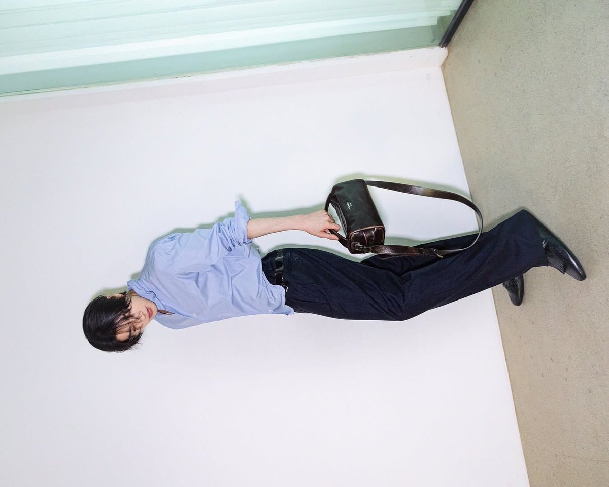 Jakehypens's tweet image. When you mention Prada, everyone's jaws drop. Do I mind? Not at all; it is totally acceptable to look. After all, you'll stop scrolling once I emerge.