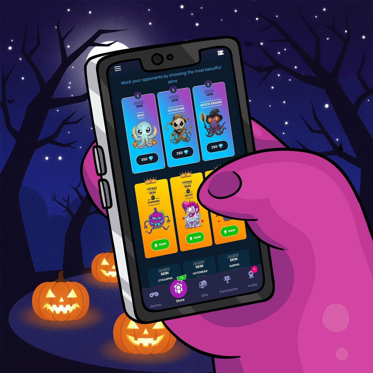 Spooky szn is here 👻

New Halloween avatars are live in the app!

Go claim yours!