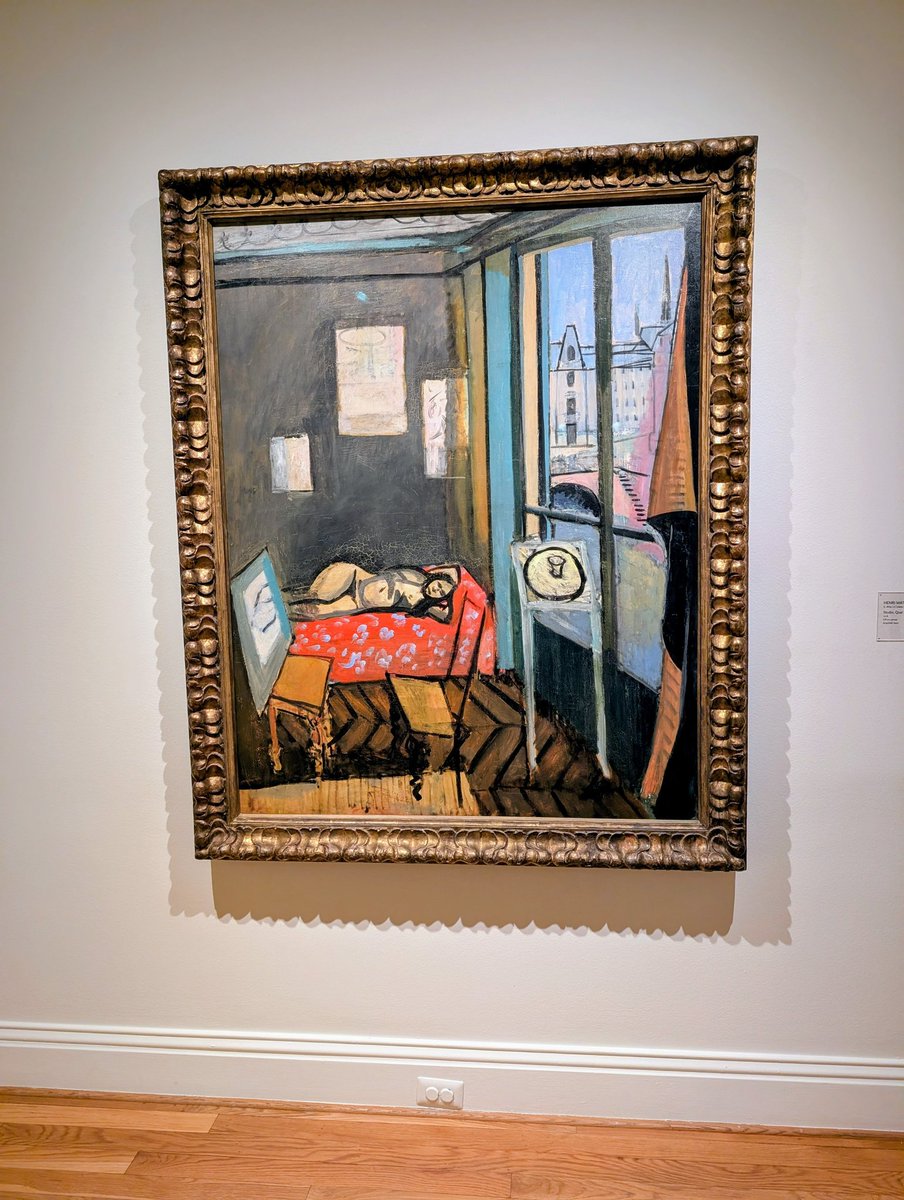 The Phillips Collection is still open in DC during the government shutdown. Studio, Quai Saint-Michel. Henri Matisse.