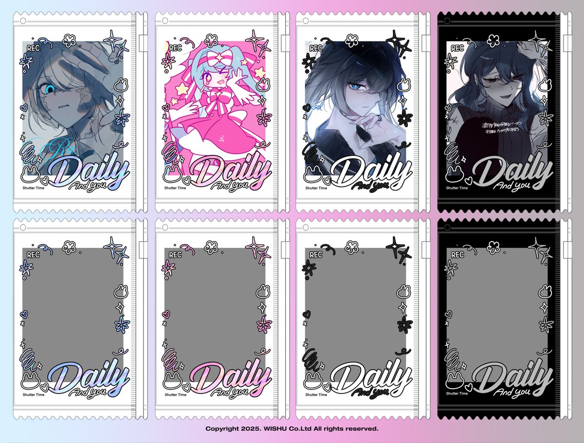 ✶⚠️스포일러 주의⚠️✶

폴라 포카파우치도 판매 예정입니다! 네모 칸 안에 포카나 아크릴을 집어넣으면 폴라로이드 사진을 가지고 있는 것 같은 기분이 들어요🫶🌃

종류는 [블루 홀로그램 / 핑크 홀로그램 / 화이트 / 블랙] 4종류입니다!