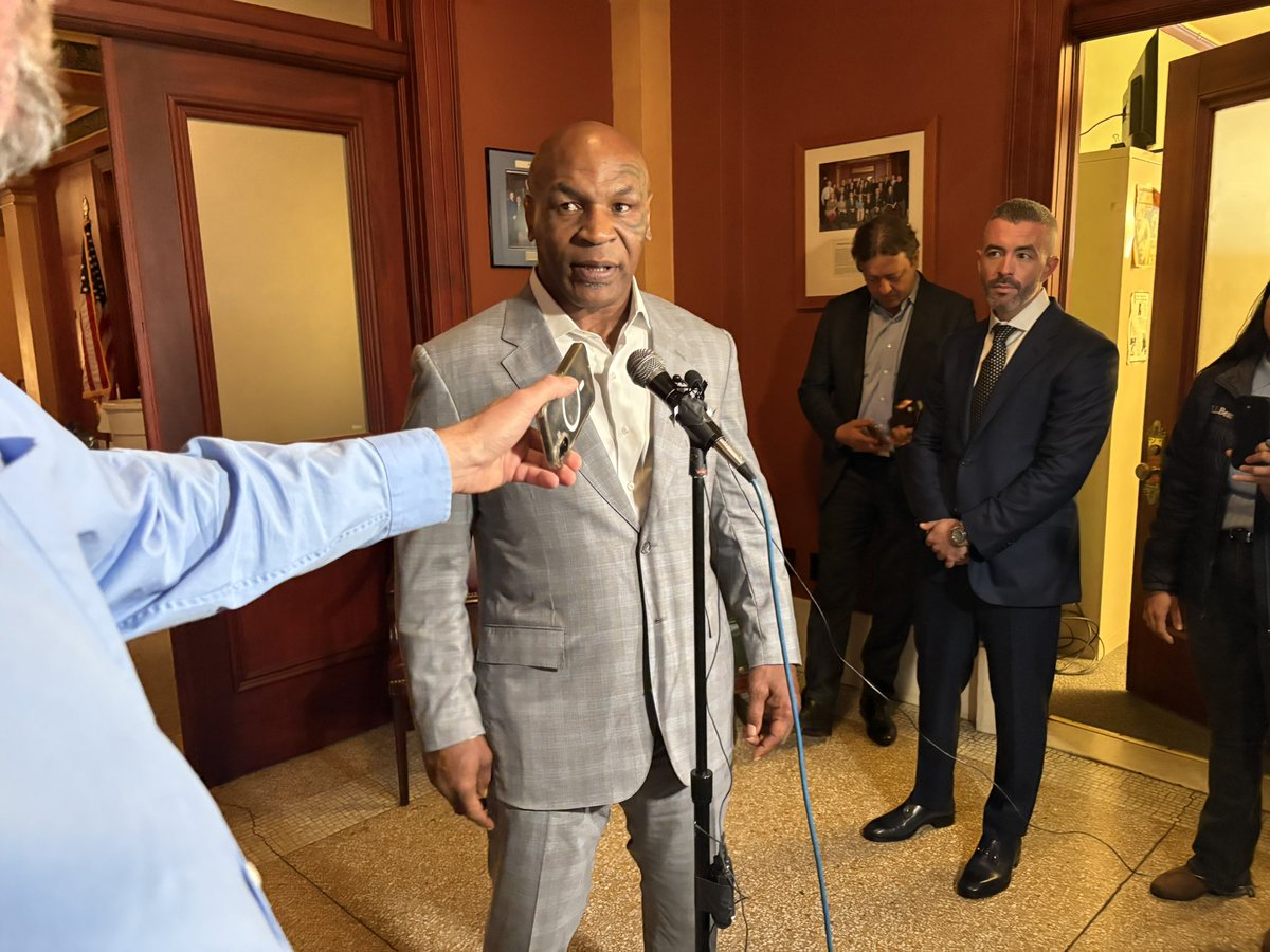 There’s never a dull moment in Harrisburg. 

<a href="/MikeTyson/">Mike Tyson</a> is in the Pennsylvania Capitol advocating for cannabis legalization in the commonwealth.