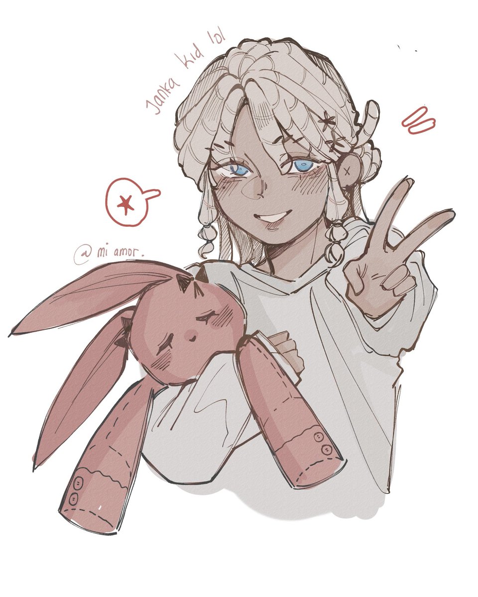 mpiuiu's tweet photo. The auntie and uncle first time meeting their nephew..

Janka kid btw heh ( i want to try designing her ughh )
#janka #GACHIAKUTA https://t.co/nduqVoNf29