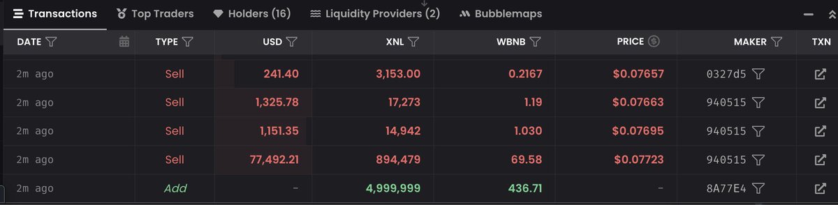 leroykokou's tweet photo. Novastros team scam. 

Presale FDV - $50M

Current FDV - less than $5M

Upon addded the liquidity, the team started dumping as you can see on the pic below. 

And say, all this drama happened and @KaitoAI never say word till now. Insane. https://t.co/o5dXnKSqdS