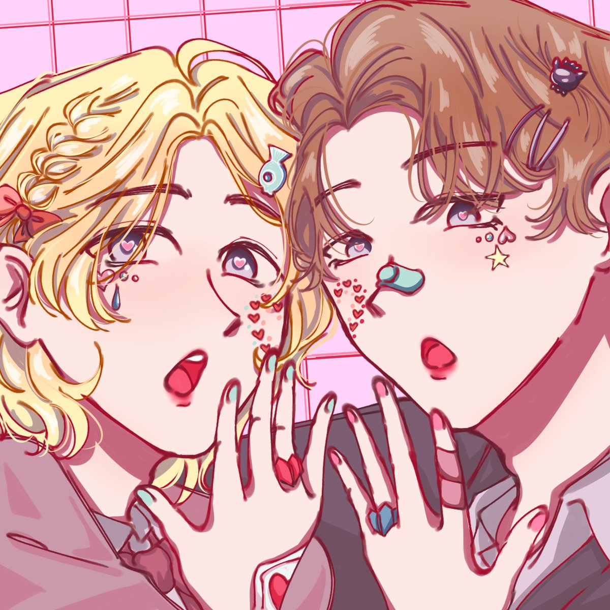 myolliflows's tweet image. ‼️ART RAFFLE‼️ 
Untuk merayakan taeshan mesra era ini, maka ada 1 pemenang random dapet gambar full colored dengan style seperti yang tertera :D

How to join:
1. Like + rt post ini
2. Reply apa aja tentang taeshan (konten, momen, fic, dll)

📆Ends: 8 november 2025