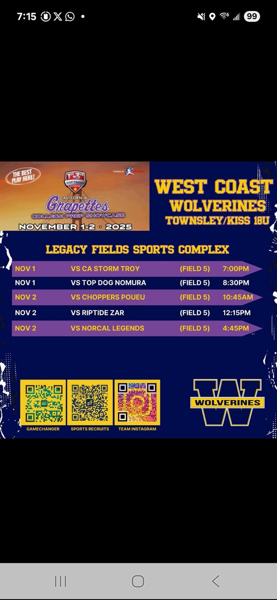 RyleeMurphy2027's tweet photo. Let's go! Going to be a beautiful weekend for some softball! https://t.co/jDoiMU170C