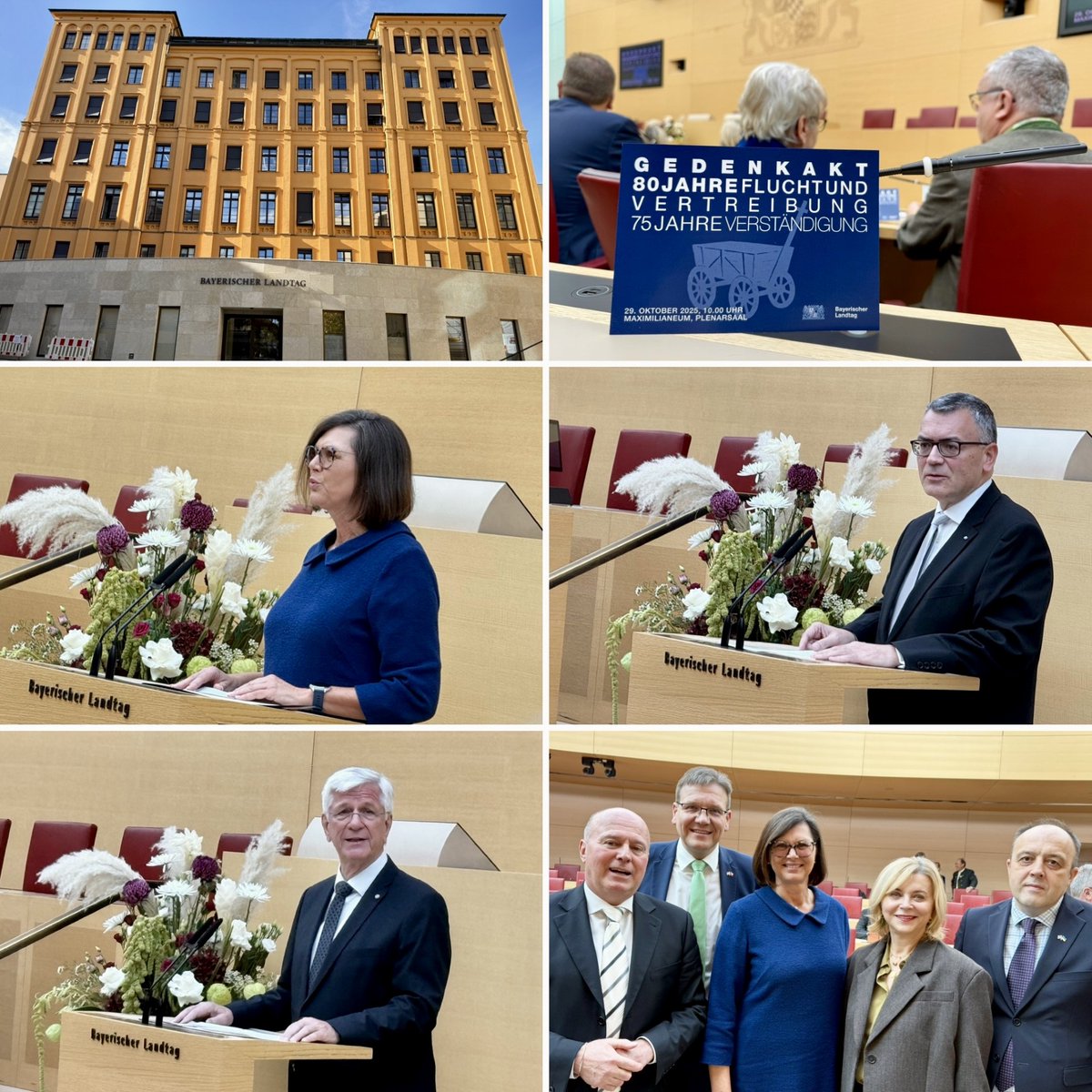 Gedenkakt "80 Jahre Flucht und Vertreibung - 75 Jahre Verständigung" im Bayerischen Landtag 

Ein eindrucksvoller Gedenkakt des Bayerischen Landtages würdigt das Leid und den Verständigungswillen der Heimatvertriebenen, Aussiedler und deutschen Minderheiten. 

Lesen Sie den