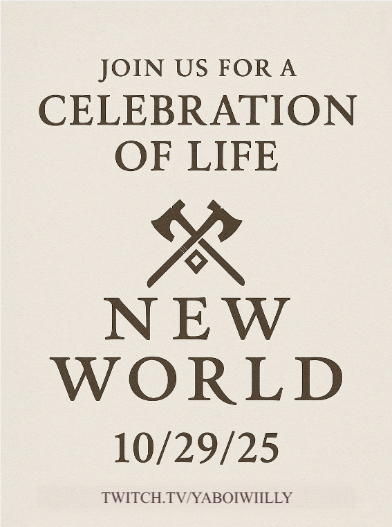 YaBoiWiilly's tweet image. Hey everyone! Join me today in celebrating @playnewworld! We are going to be watching old videos, shared videos from the community, talking about our favorite moments, pictures, clips, AI songs, everything. Pop in if you guys want to share some moments together! 💜