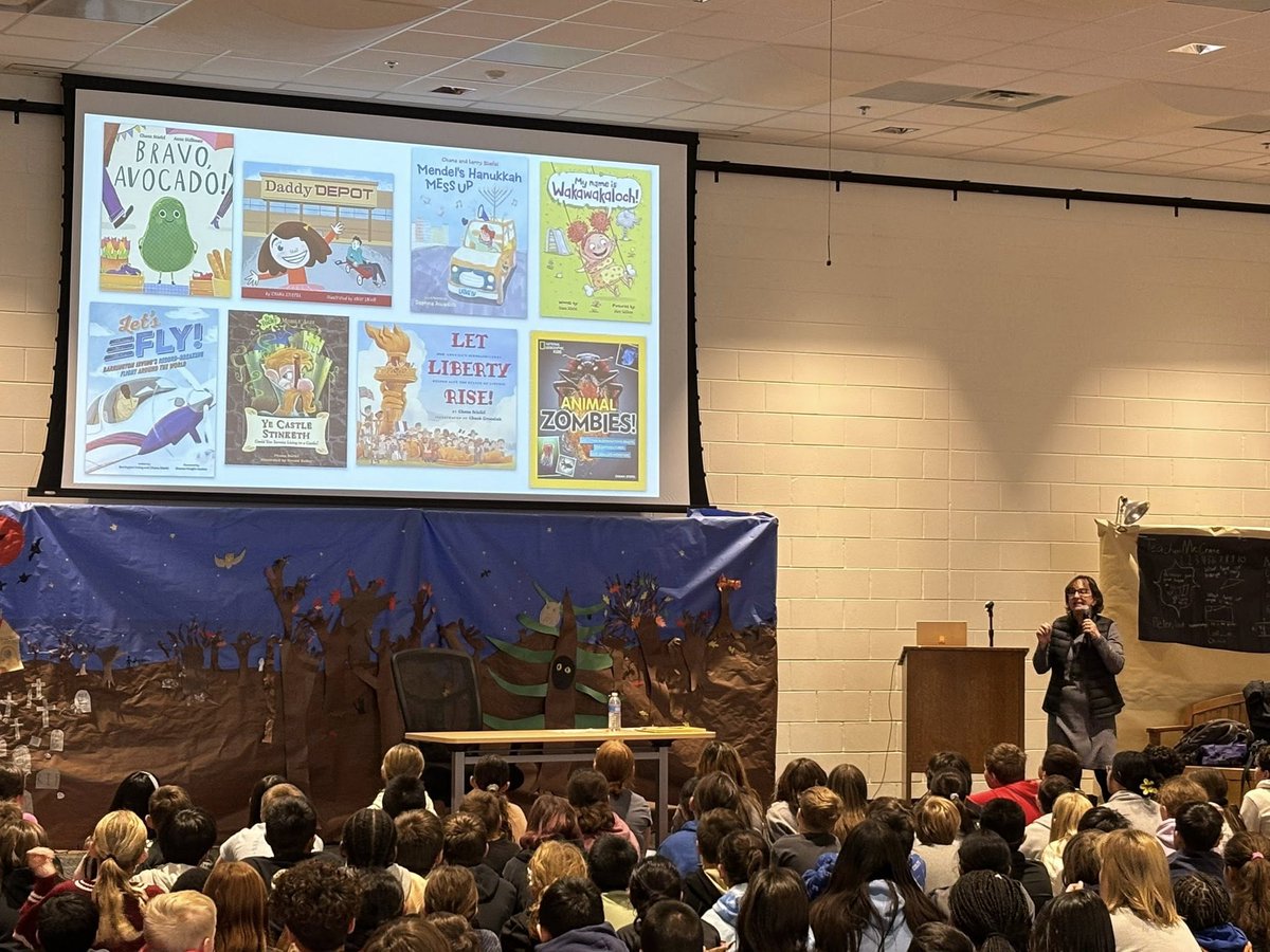 wlcscrdp's tweet image. This week WLIS students heard from author Chana Stiefel, who has written 32 books! She shared her journey - and a message about standing up to hate and fear. Thanks to Mrs. Katie Nelson Dodds and the Purdue Ackerman Center for Democratic Citizenship for making it possible!