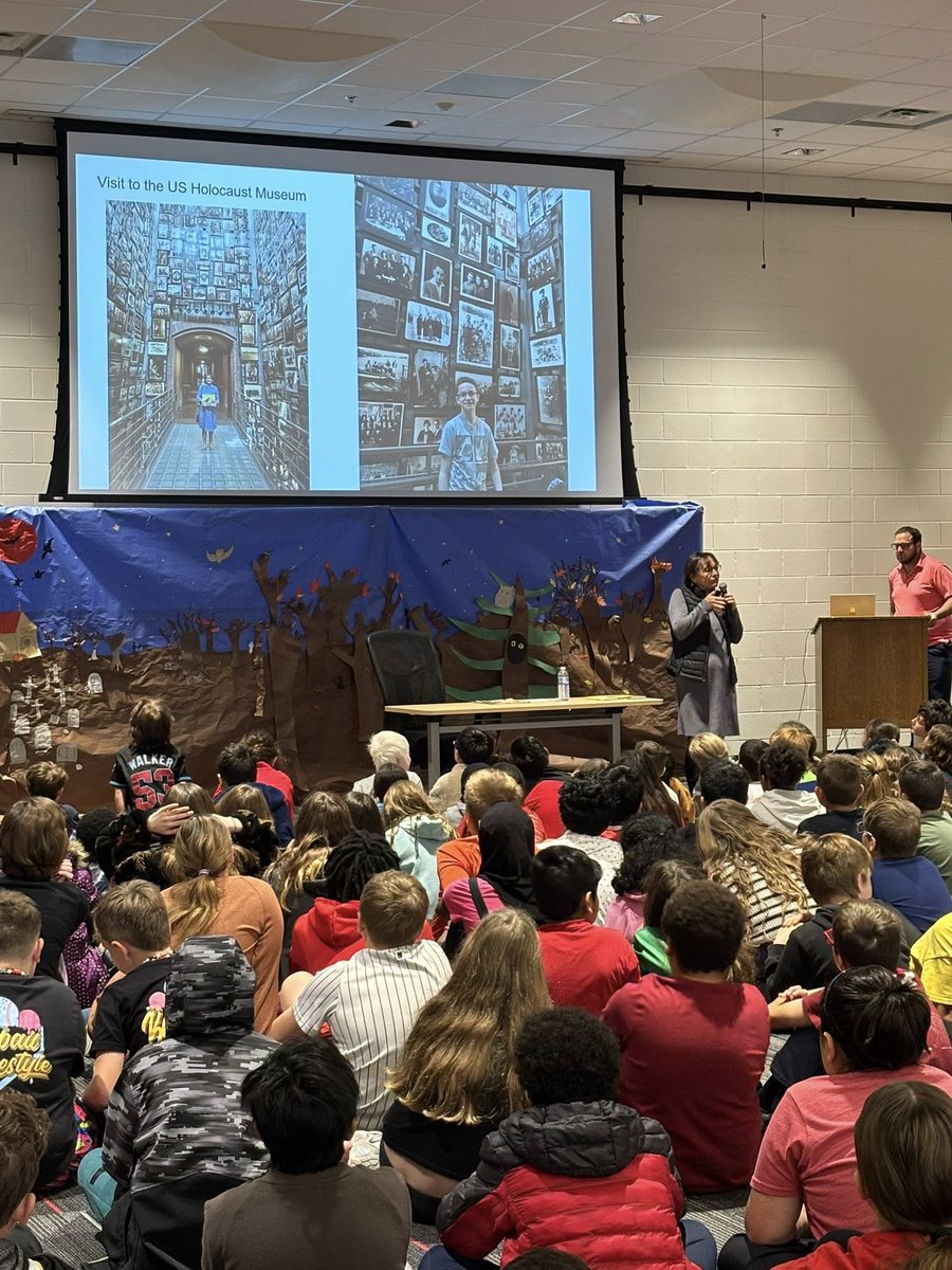 wlcscrdp's tweet image. This week WLIS students heard from author Chana Stiefel, who has written 32 books! She shared her journey - and a message about standing up to hate and fear. Thanks to Mrs. Katie Nelson Dodds and the Purdue Ackerman Center for Democratic Citizenship for making it possible!