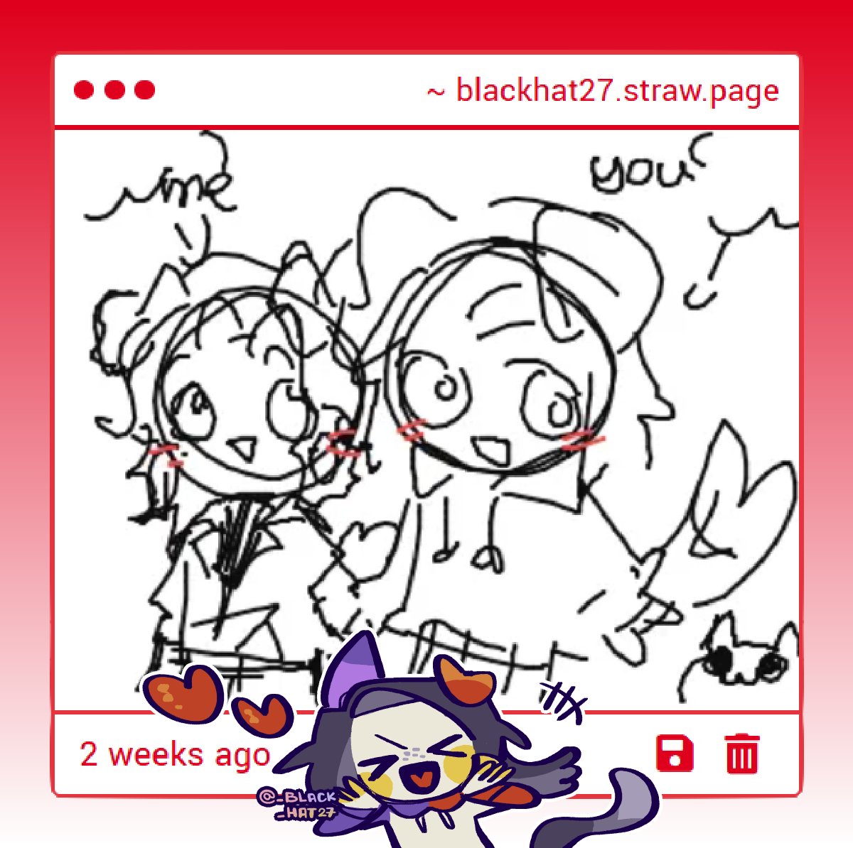 This is sooooooooooo cute!💖❤️‍🔥❤️‍🔥💥💥💖✨💖❤️‍🔥✨✨
blackhat27.straw.page