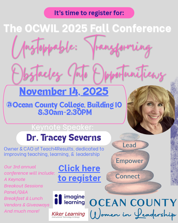 DrGrayMorales's tweet photo. Time is running out! Register today for the Ocean County Women in Leadership Fall Conference on 11/14. All are welcome! Register here: https://t.co/qM3QvRbULu @NJASANews @NJPSA @Mc3Network @oc3learns https://t.co/TtYJsr1YHI