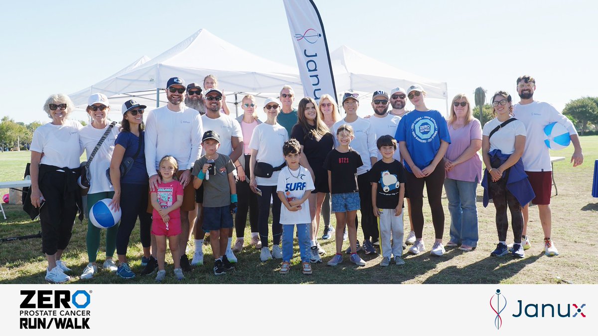 januxrx's tweet photo. Thank you @ZEROCancer and #TeamJanux for making the San Diego ZERO Prostate Cancer Run/Walk success and a meaningful way to close #ProstateCancerAwareness Month. Together, we’re moving forward in the community and the clinic toward a future with #ZEROProstateCancer.

#PCAM https://t.co/Y02mnQ9eUS