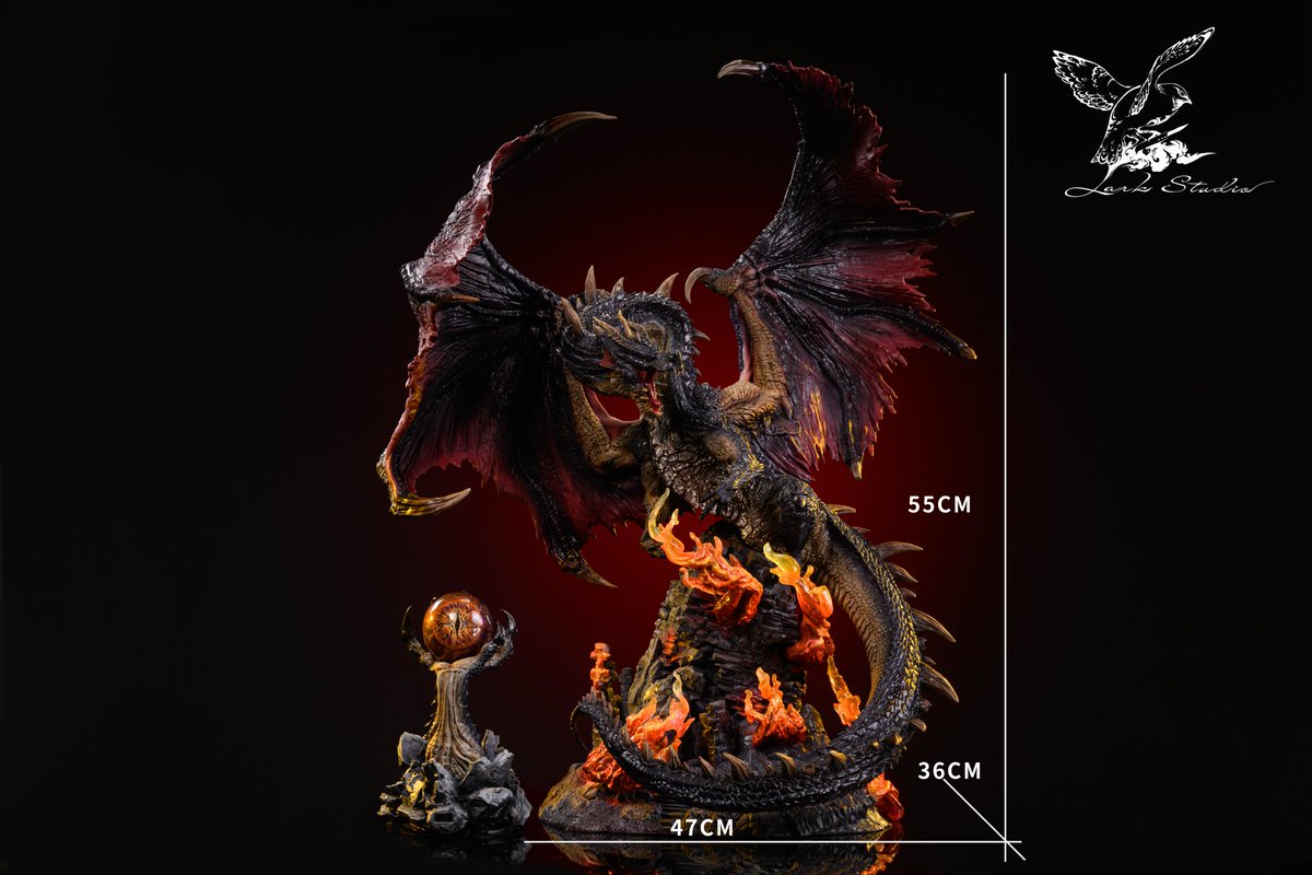 Lark_studio's tweet photo. Lark Studio
The First Style of the Statue Series
Fatalis
Size:
47cm 55cm 36cm
#MHWilds #MHW 
#MHR #魔物獵人
#MonsterHunter 
#モンスターハンター https://t.co/kAazuOpw5G