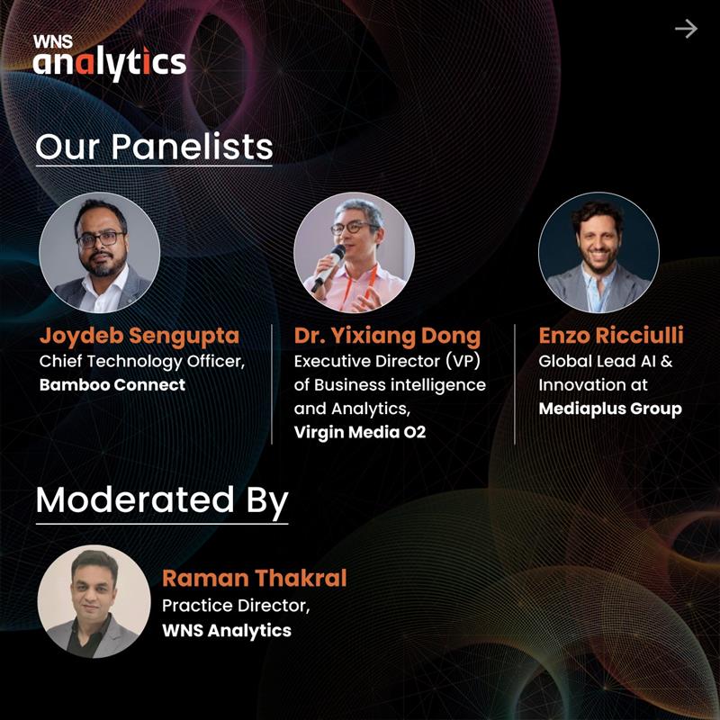 wnsholdings's tweet image. Every enterprise is adopting #AI.
The real edge? Applying it intelligently.

Join WNS Analytics | part of Capgemini at #DataIQ2025 to discover how predictive analytics &amp;amp; #intelligentoperations turn data into foresight — and #OutsmartTheFuture.

Join us: bit.ly/478AIZn