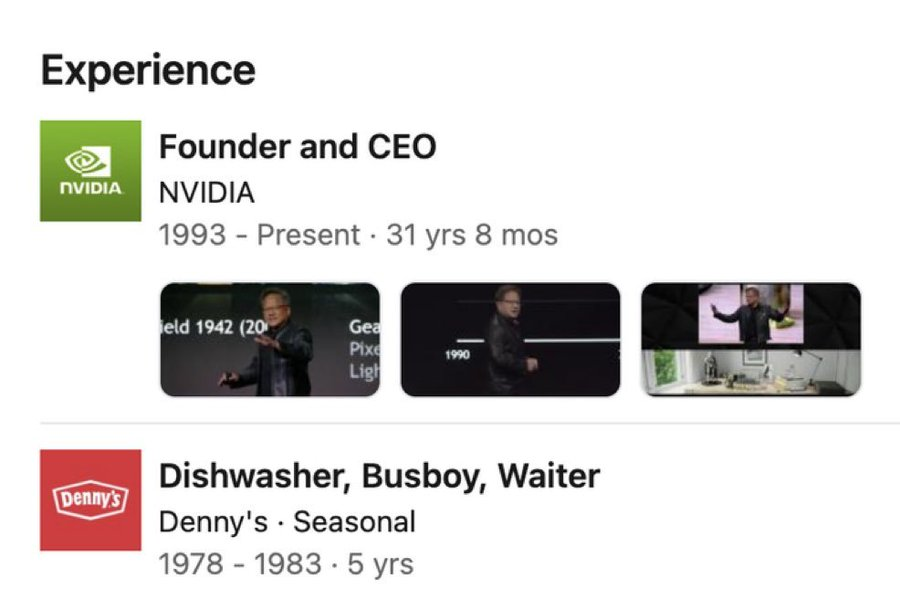 speaking of impressive resumes