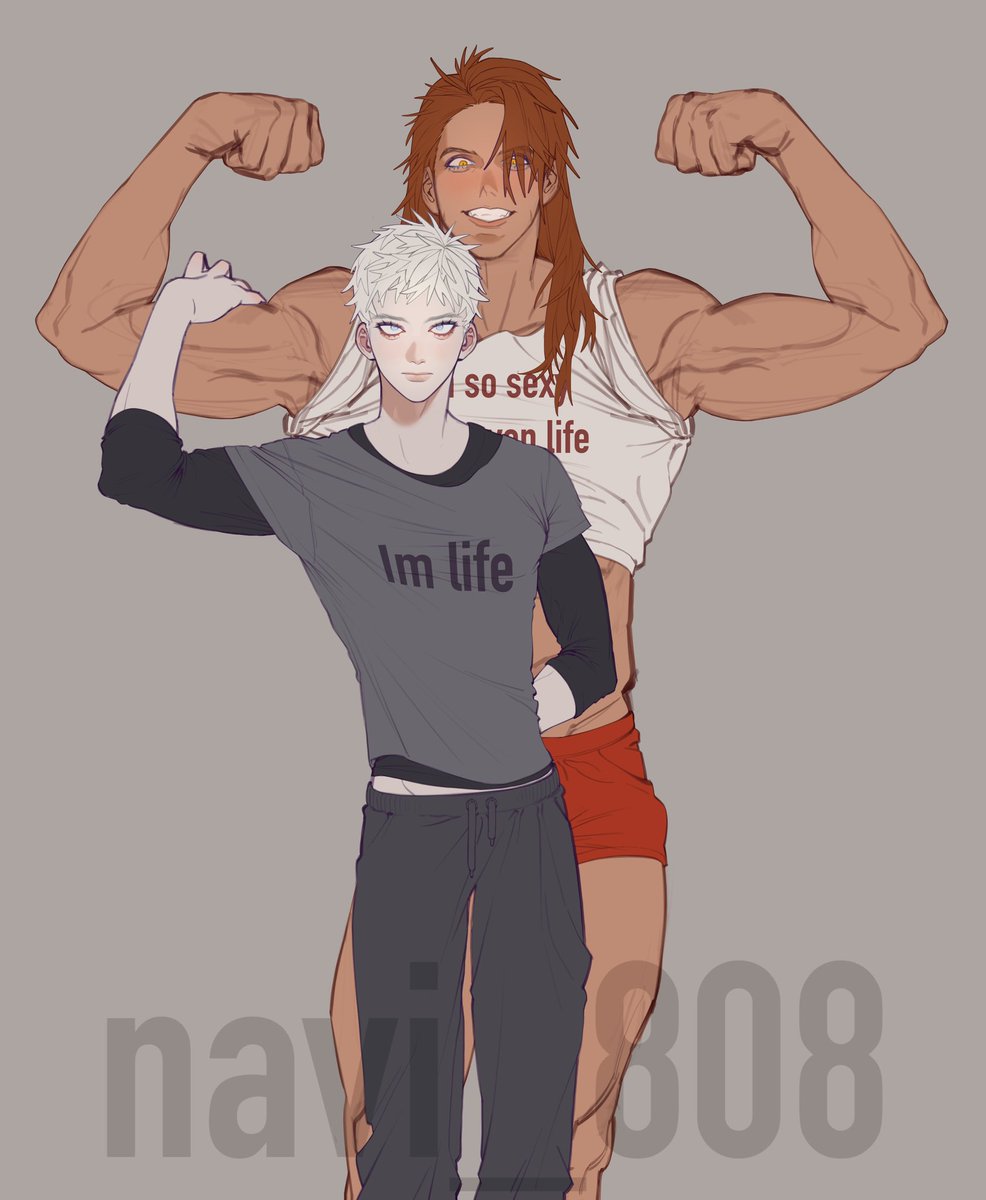 navi__808's tweet photo. I feel it slowly coming inside of me…

The power to draw buff sexy men!
#bl #NOTbl #ocs #ocart #art https://t.co/AD2fI64M0k