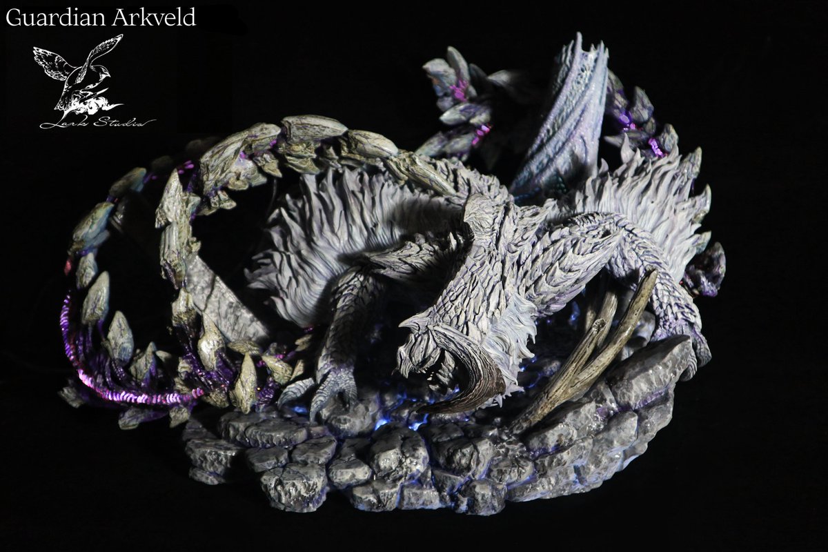Lark_studio's tweet photo. Lark Studio
The Second Style of the Statue Series
Arkveld and Guardian Arkveld
Size:
33cm 56cm 45cm
#MHWilds #MHW 
#MHR #魔物獵人
#MonsterHunter 
#モンスターハンター https://t.co/tfSWvCTHRj