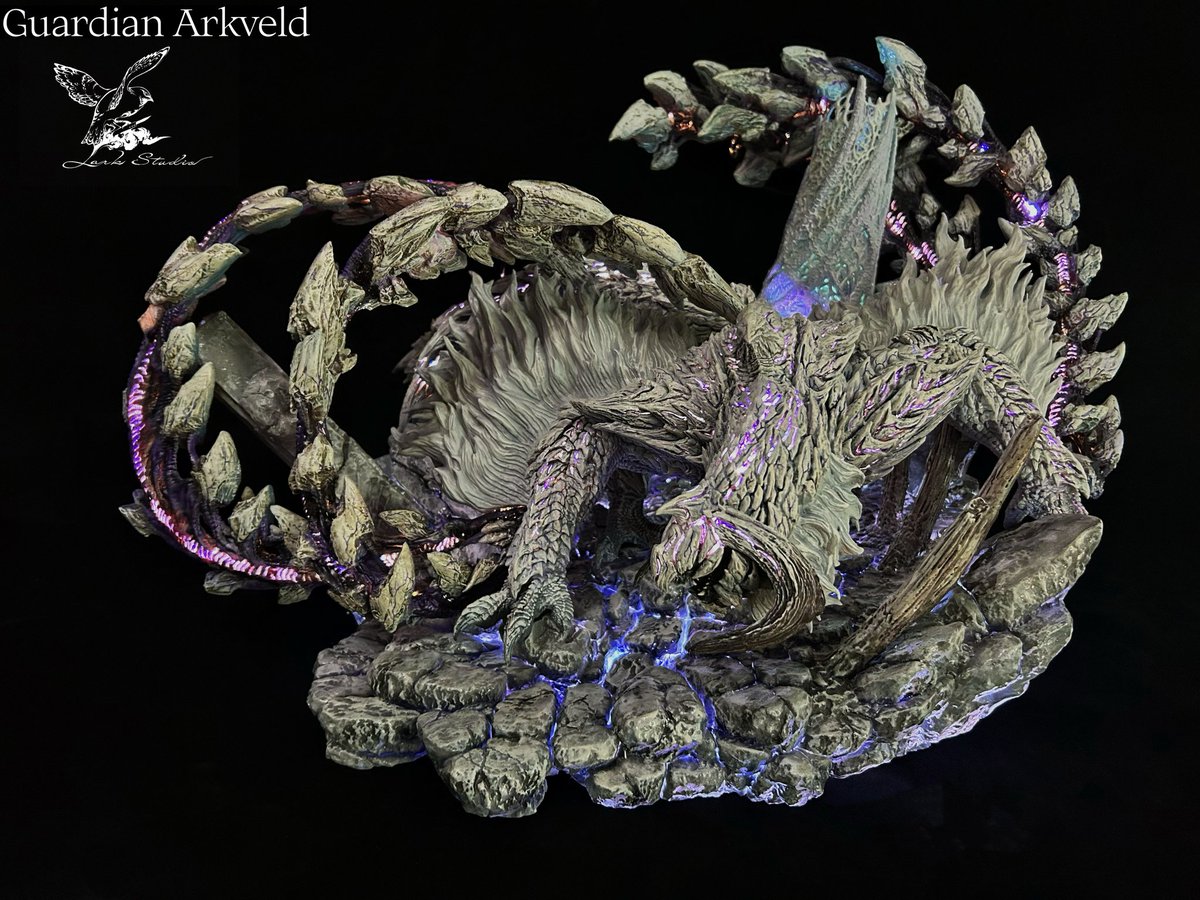 Lark_studio's tweet photo. Lark Studio
The Second Style of the Statue Series
Arkveld and Guardian Arkveld
Size:
33cm 56cm 45cm
#MHWilds #MHW 
#MHR #魔物獵人
#MonsterHunter 
#モンスターハンター https://t.co/tfSWvCTHRj