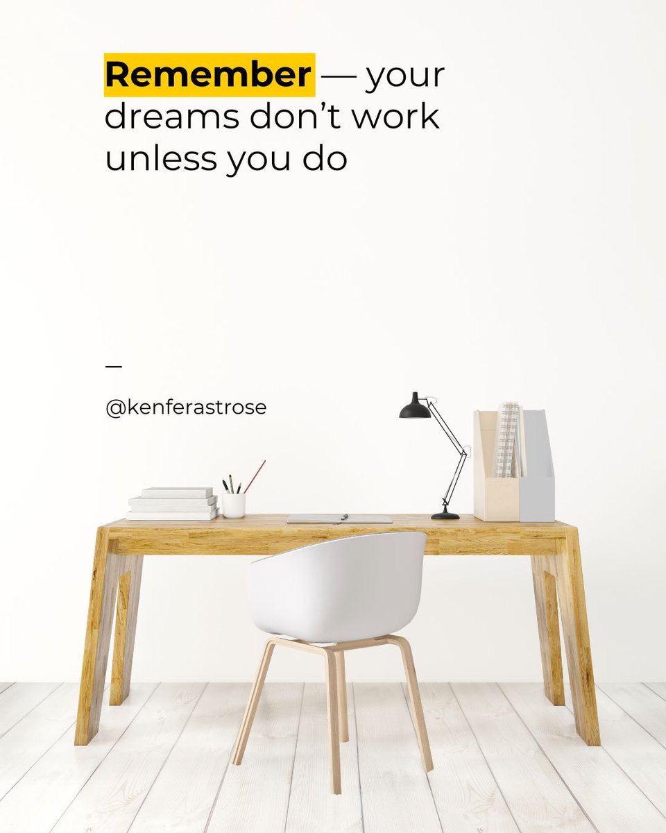 kenferastrose's tweet image. Good Morning, CEO Moms!🌞
Remember — your dreams don’t work unless you do… but coffee helps! ☕😉

#MidweekMotivation #EntrepreneurLife #Mompreneur