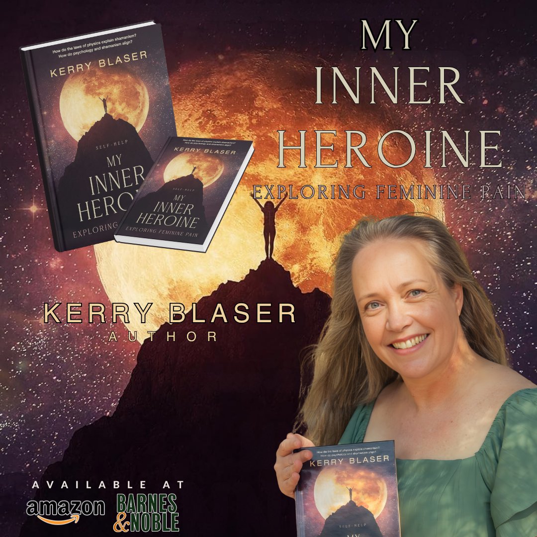 BrightWordBooks's tweet photo. ✨My Inner Heroine: Exploring Feminine Pain by Kerry Blaser is a powerful journey of healing, resilience, and self-discovery. Embrace your pain, reclaim your strength, and rise. Available now on Amazon.

#KerryBlaser #BrightWordBooks #WomenEmpowerment #HealingJourney #Inspiration https://t.co/JwMQt0G6CV