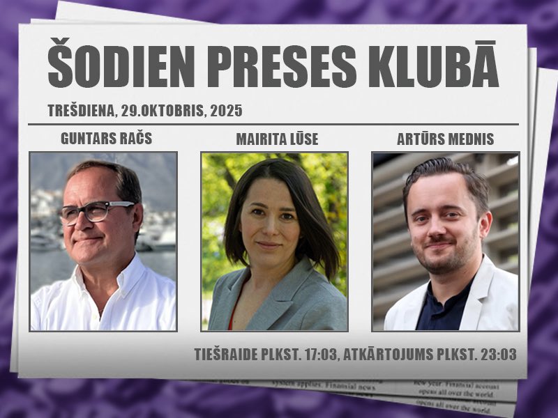 Šovakar "Preses klubā" TV24