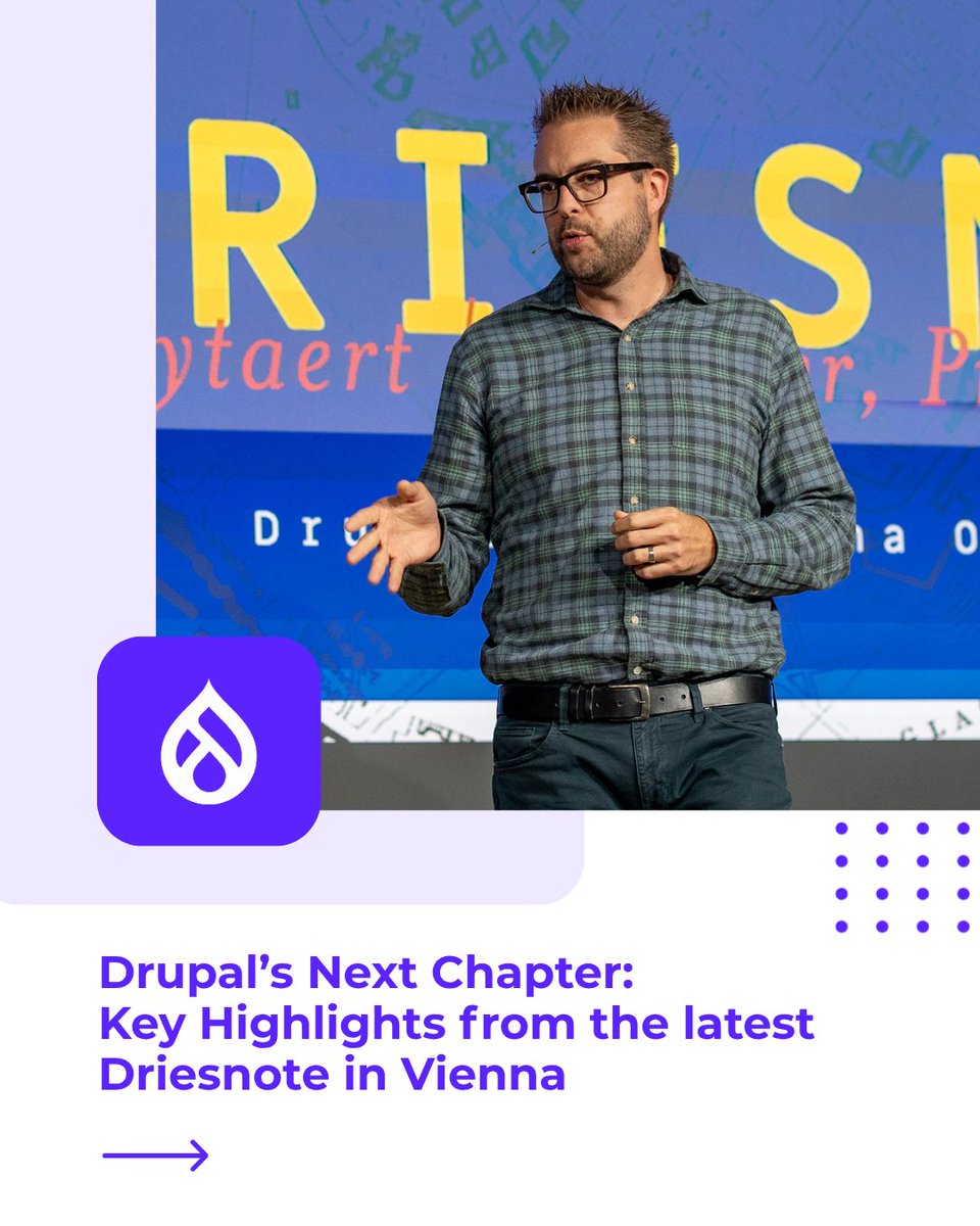 imagex_media's tweet image. At DrupalCon Vienna, the map of the web got redrawn.

With AI at the heart of the transformation and the new “Drupal Canvas” experience coming, Drupal’s next chapter is here. Whether you build, create, or market — this shift matters. 

Read more: imagexmedia.com/blog/driesnote…

#OpenWeb