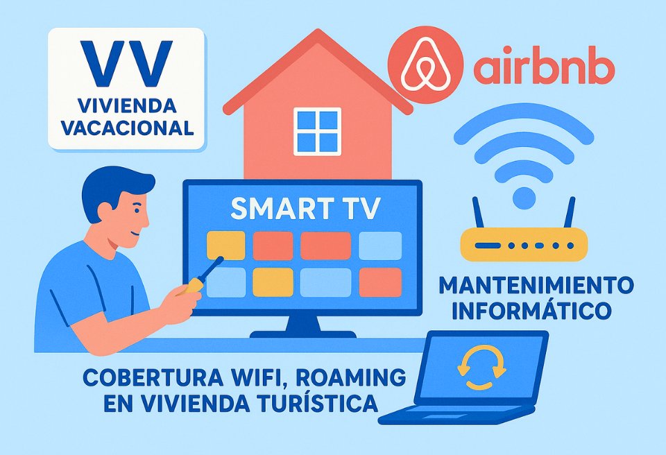 SystemDataSolu's tweet photo. ¿Tu vivienda vacacional está lista para recibir huéspedes conectados?" 📶
✅ Mejora de cobertura WiFi y roaming interno
✅ Instalación y configuración de Smart TVs 
✅ Soporte técnico para ti y tus huéspedes

📲 Llámanos 
📞 822 708 698
📱 649 37 48 97

#Tenerife #airbnb https://t.co/3HZ3Blp6Ep