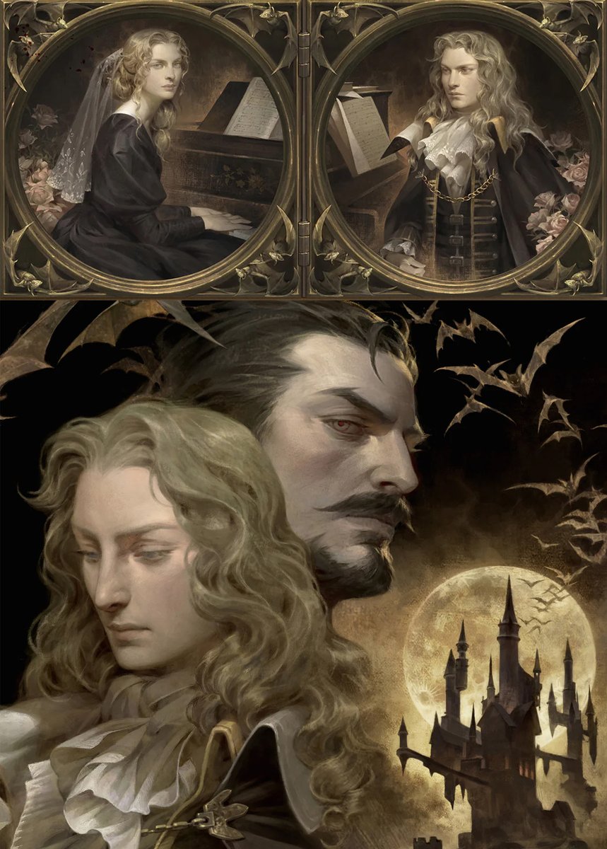 Castlevania: Piano Collections Artwork by <a href="/BettyWanJiang/">Betty Jiang</a> from Mana Wave Media 🦇