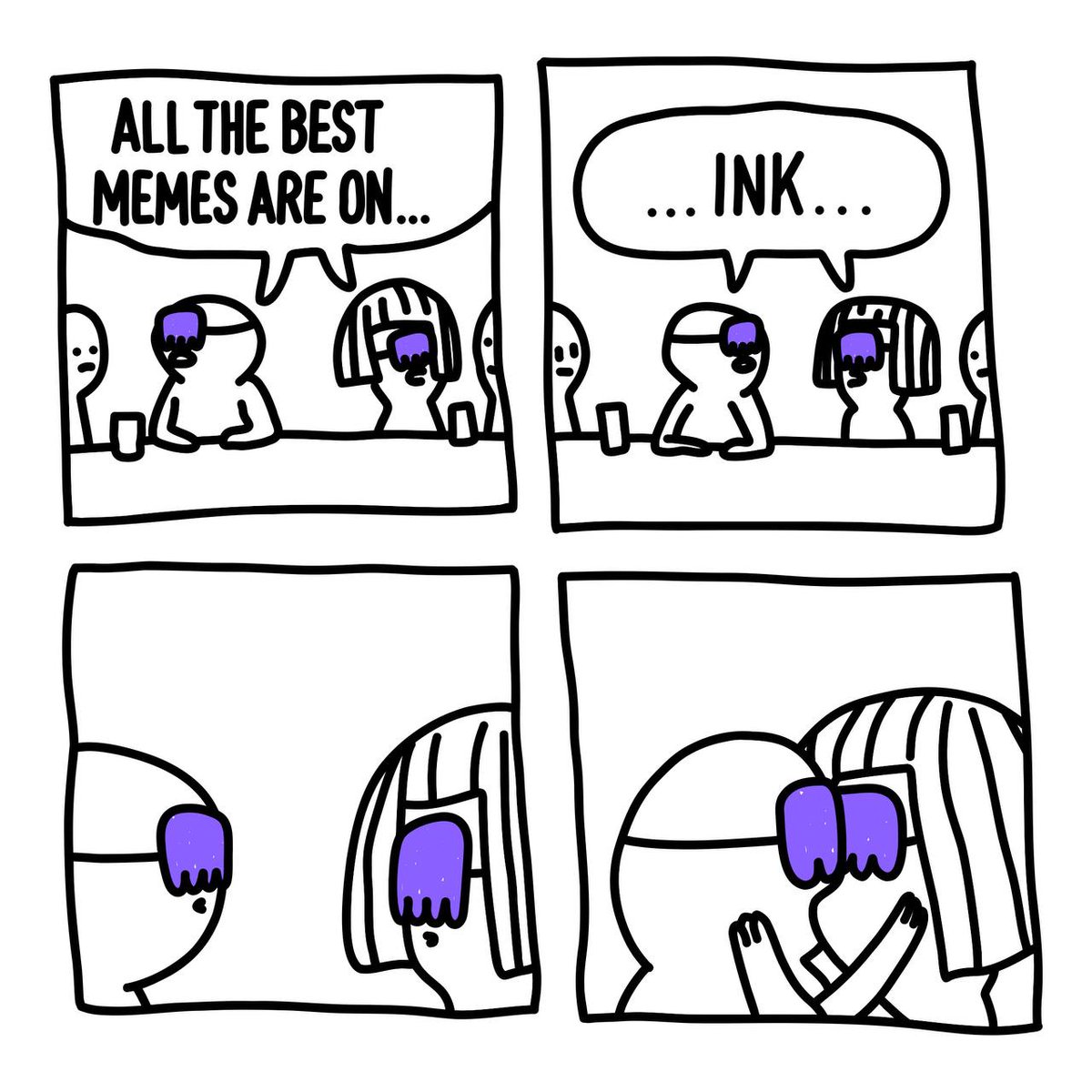 against all odds: a crypto love story (on ink).