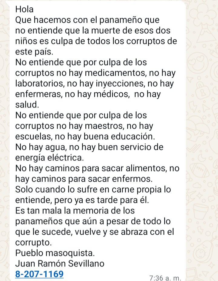 #JuanRamónSevillanodice...