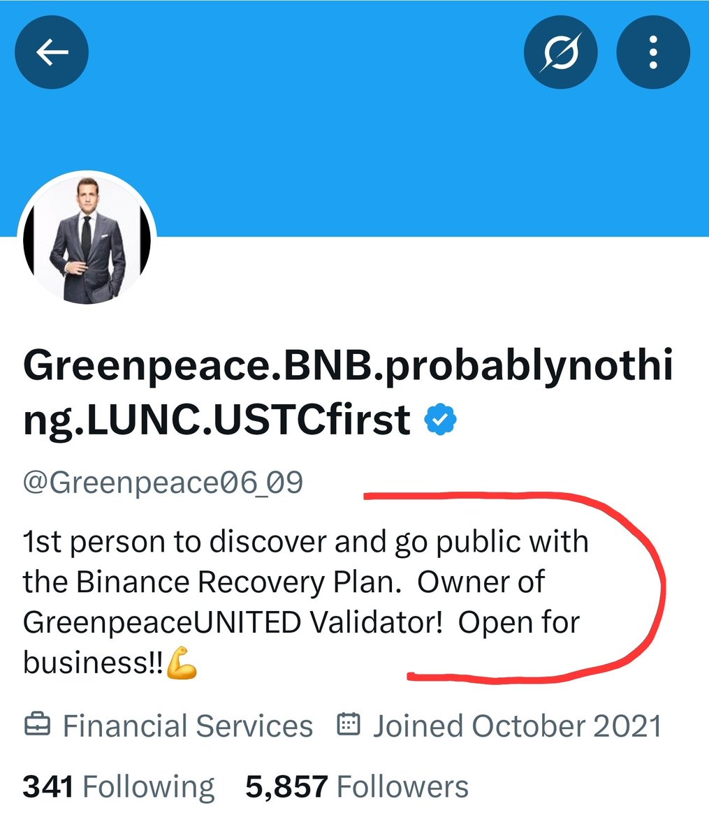 <a href="/UgisAva/">Uģis Āva</a> &amp; <a href="/Greenpeace06_09/">Greenpeace.BNB.probablynothing.LUNC.USTCfirst</a> &amp; <a href="/kimmyboy2/">Derek</a> you guys are single handedly destroying the #LUNC chain with your <a href="/binance/">Binance</a> fairytales! And fraudulent behaviour 

<a href="/cz_binance/">CZ 🔶 BNB</a> <a href="/heyibinance/">Yi He</a> this needs to stop, they're pretending they know you guys and pretending theres a plan. 

🚨Aswell