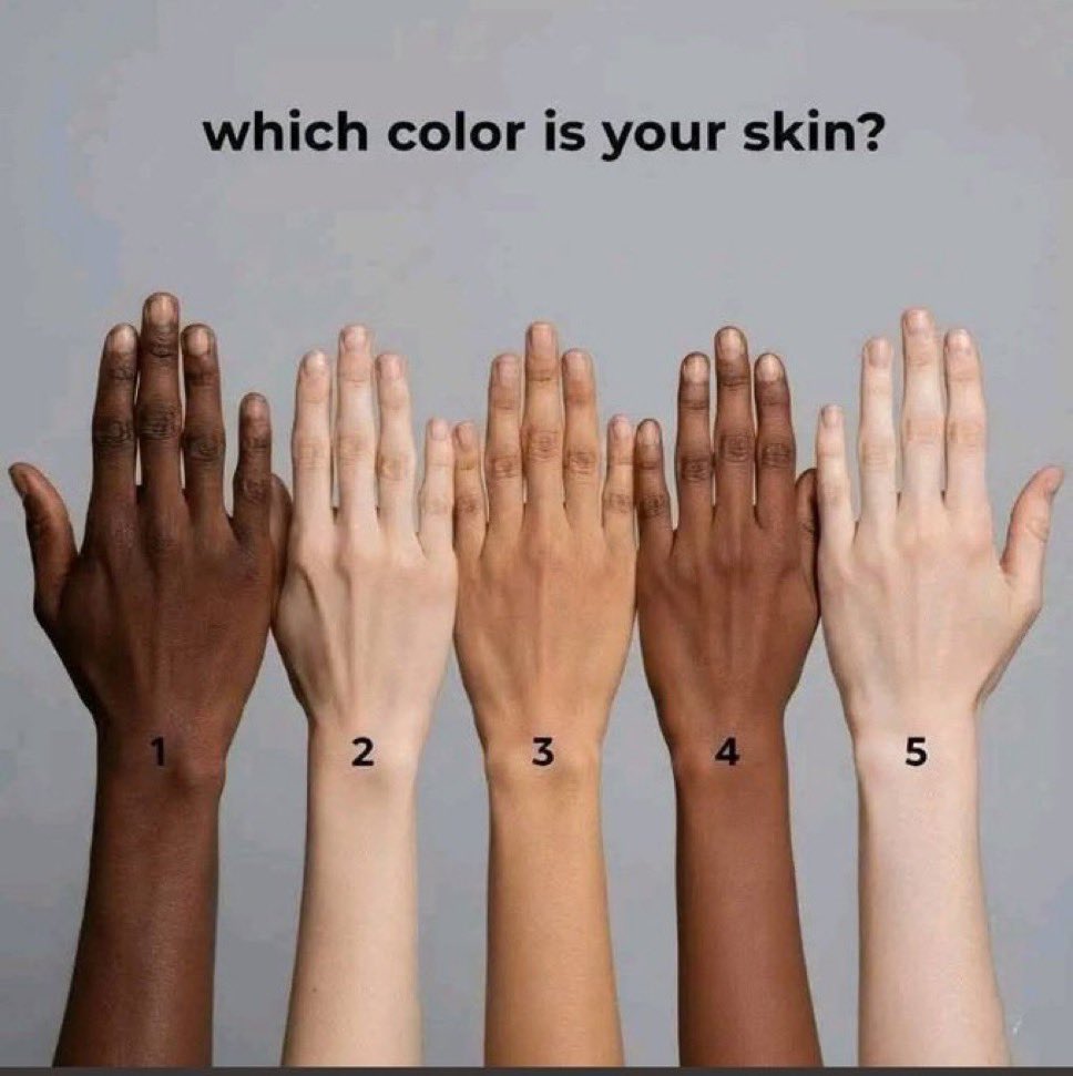 Which color is your skin ? 😉

Me : 1 🤭