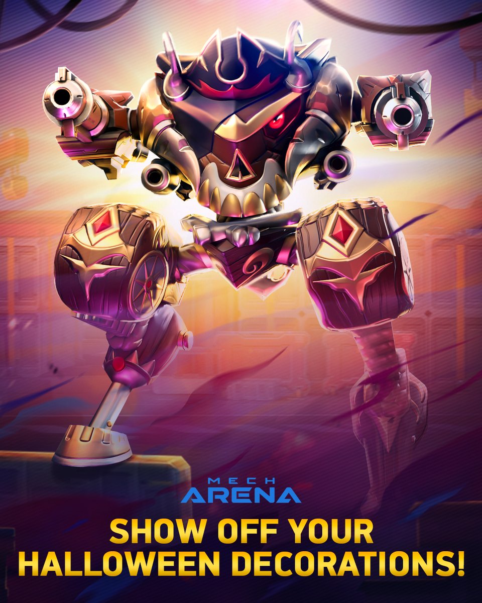 🦇 Are you fully prepared for the spookiest day of the year?

Well, we'd love to see it - show us your #Halloween decorations, pumpkin carvings, and everything you've prepared design-wise for the holiday.

Show off your creations in the comments!

#MechArena