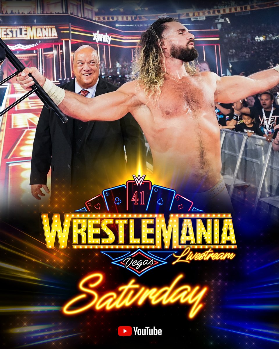 Relive #WrestleMania 41 Saturday in its entirety, featuring the huge Triple Threat Match between Roman Reigns, CM Punk and Seth Rollins, Tiffany Stratton defending the WWE Women's Title against Charlotte Flair and more.

STREAMING NOW ▶️ youtube.com/watch?v=PN2hlS…