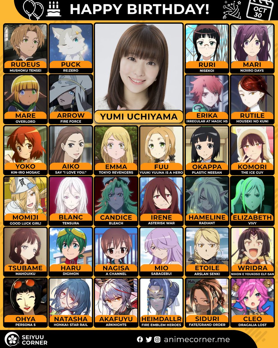 Happy 38th birthday Yumi Uchiyama! 🎉

Let's wish Yuumin all the best <a href="/yuumin_uchiyama/">内山夕実</a> 

#YumiUchiyama #内山夕実 #内山夕実生誕祭2025