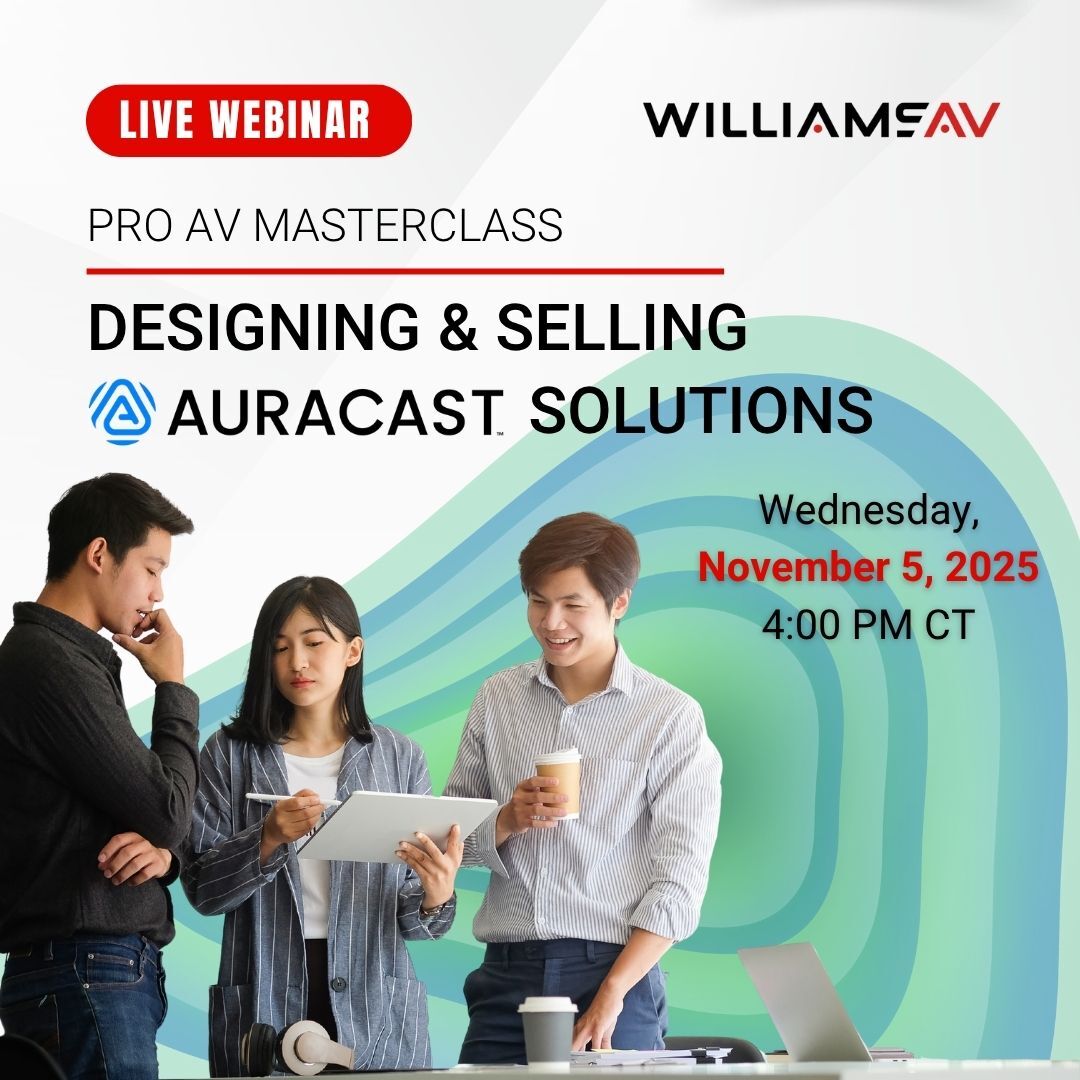 Pro AV integrators, resellers &amp; consultants: Stay ahead of the curve. Learn to design &amp; sell real-world Auracast™ solutions. Join our free masterclass. 🗓️ Nov 5 | 4PM CT 🔗 Register: hubs.la/Q03Ql_G20  #ProAV #Auracast #AVTweeps #WilliamsAV